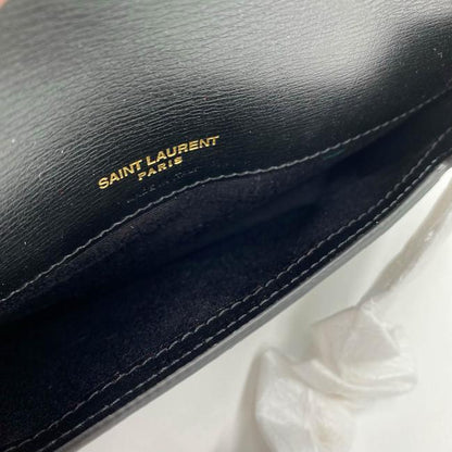 Saint Laurent Monogram Kate Ysl Phone Holder with Strap In Smooth Black Leather Cross Body Bag - image 10