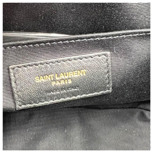 Saint Laurent Monogram Lou Camera Calfskin Matelasse Beige Leather Cross Body Bag - image 11