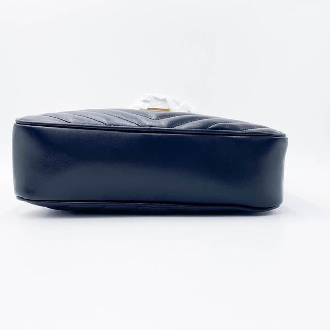 Saint Laurent Monogram Lou Camera Calfskin Matelasse Black Leather Cross Body Bag - photo 5