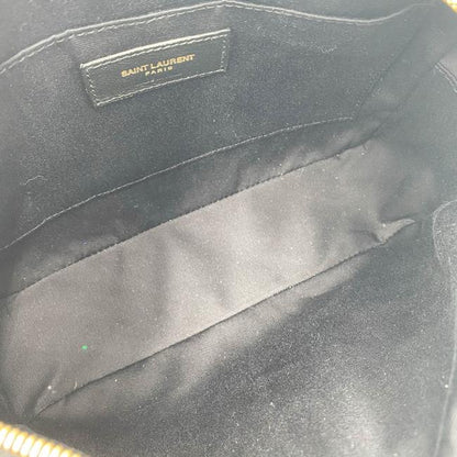 Saint Laurent Monogram Lou Camera Calfskin Matelasse Black Leather Cross Body Bag - photo 9