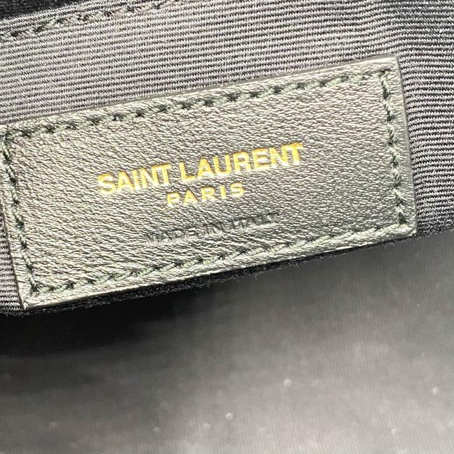 Saint Laurent Monogram Lou Camera Calfskin Matelasse Black Leather Cross Body Bag - photo 10