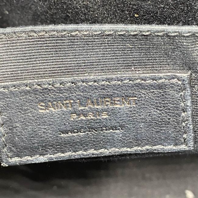 Saint Laurent Monogram Lou Camera Calfskin Matelasse Black Leather Shoulder Bag - image 11