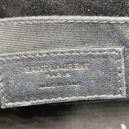Saint Laurent Monogram Lou Camera Calfskin Matelasse Black Leather Shoulder Bag - image 11