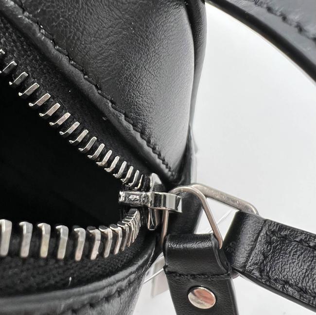 Saint Laurent Monogram Lou Camera Calfskin Matelasse Black Leather Shoulder Bag - image 12