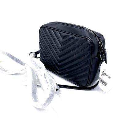 Saint Laurent Monogram Lou Camera Calfskin Matelasse Black Leather Shoulder Bag - image 5