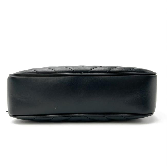 Saint Laurent Monogram Lou Camera Calfskin Matelasse Black Leather Shoulder Bag - image 6