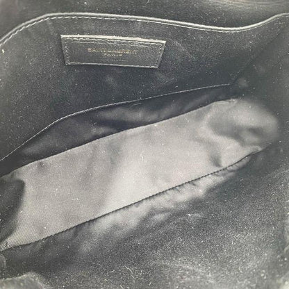 Saint Laurent Monogram Lou Camera Calfskin Matelasse Black Leather Shoulder Bag - image 8