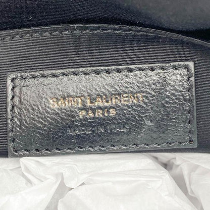 Saint Laurent Monogram Lou Camera Calfskin Matelasse Black Leather Shoulder Bag - image 9