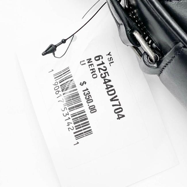 Saint Laurent Monogram Lou Camera Calfskin Matelasse Black Leather Shoulder Bag - image 9