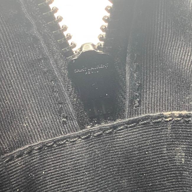 Saint Laurent Monogram Lou Camera Calfskin Matelasse Black Leather Shoulder Bag - image 10