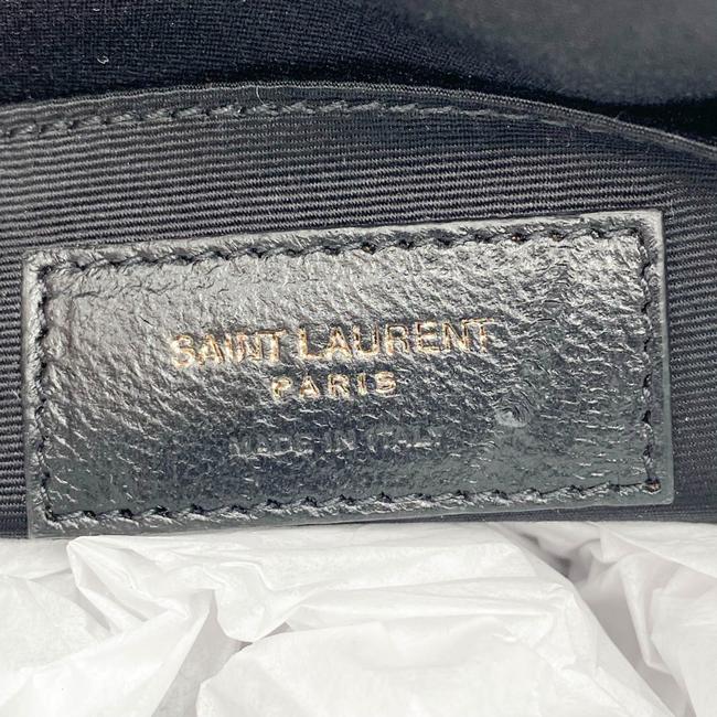 Saint Laurent Monogram Lou Camera Calfskin Matelasse Black Leather Shoulder Bag - image 10