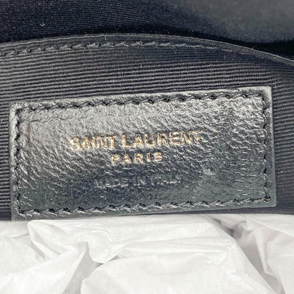 Saint Laurent Monogram Lou Camera Calfskin Matelasse Black Leather Shoulder Bag - image 10