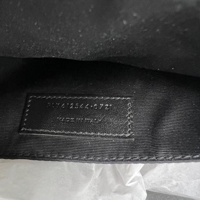 Saint Laurent Monogram Lou Camera Calfskin Matelasse Black Leather Shoulder Bag - image 10