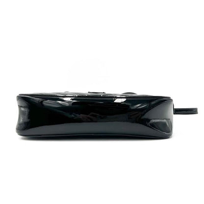 Saint Laurent Monogram Lou Camera Calfskin Matelasse Black Patent Leather Cross Body Bag - photo 7