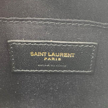 Saint Laurent Monogram Lou Camera Grain De Poudre Matelasse Quilted Round Vinyle Black Leather Cross Body Bag - image 11