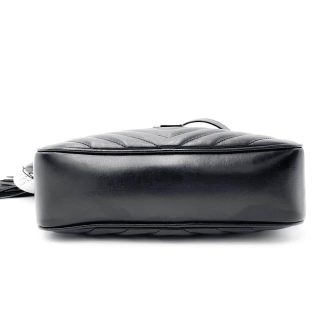 Saint Laurent Monogram Lou Camera Matelasse Black Calfskin Leather Shoulder Bag - photo 6