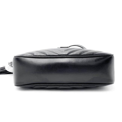 Saint Laurent Monogram Lou Camera Matelasse Black Calfskin Leather Shoulder Bag - photo 6