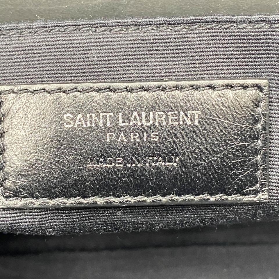 Saint Laurent Monogram Lou Camera Matelasse Black Patent Leather Shoulder Bag - photo 11