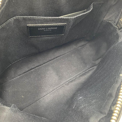 Saint Laurent Monogram Lou Camera Matelasse Black Patent Leather Shoulder Bag - photo 10