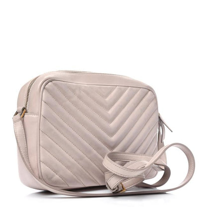 Saint Laurent Monogram Lou Camera Matelasse Washed Light Pink Calfskin Leather Shoulder Bag - image 3