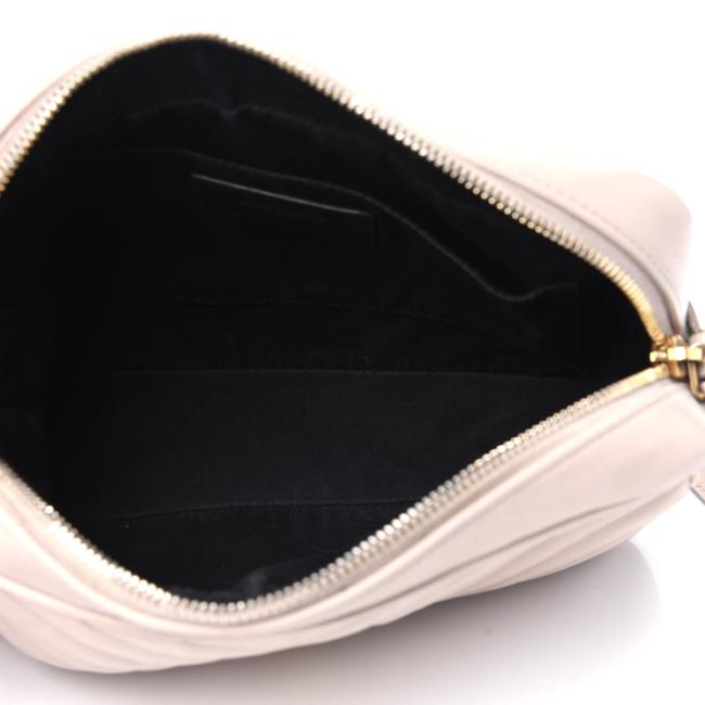 Saint Laurent Monogram Lou Camera Matelasse Washed Light Pink Calfskin Leather Shoulder Bag - image 5