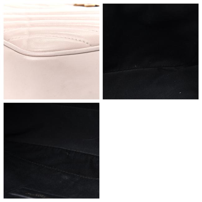 Saint Laurent Monogram Lou Camera Matelasse Washed Light Pink Calfskin Leather Shoulder Bag - image 10