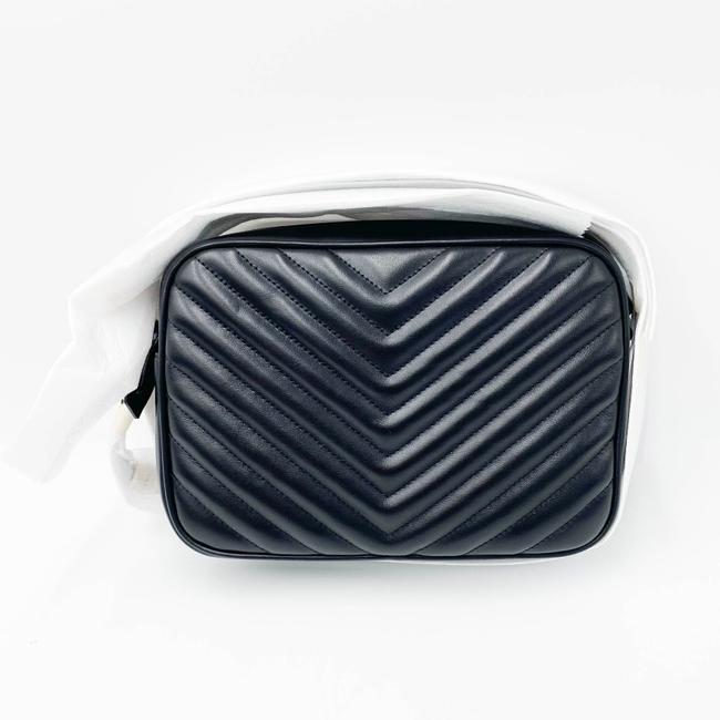 Saint Laurent Monogram Lou Camera Quilted Black Leather Cross Body Bag - photo 5