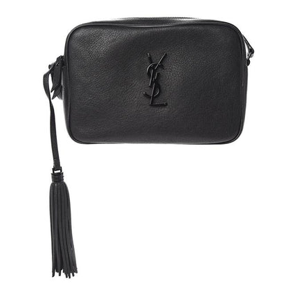 Saint Laurent Monogram Lou Camera Smooth Black Lambskin Leather Shoulder Bag - photo 1