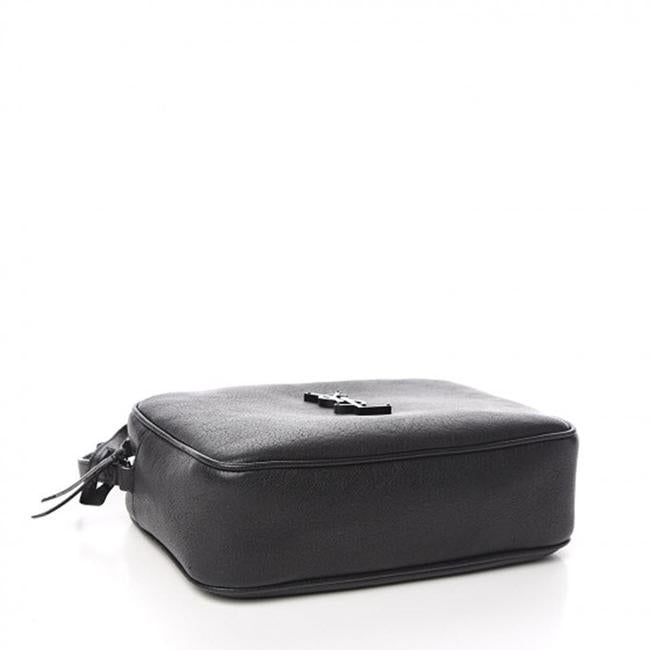 Saint Laurent Monogram Lou Camera Smooth Black Lambskin Leather Shoulder Bag - photo 3