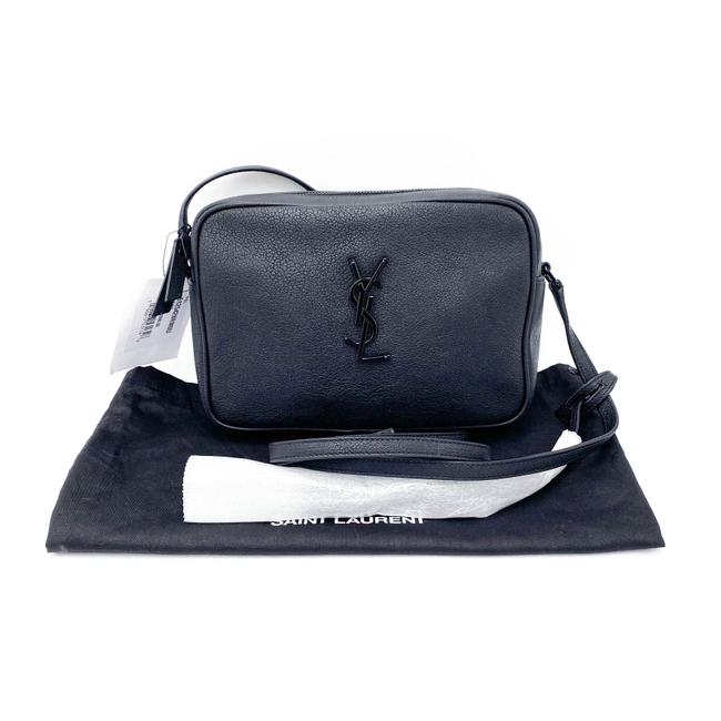 Saint Laurent Monogram Lou Camera Smooth Black Lambskin Leather Shoulder Bag - photo 4