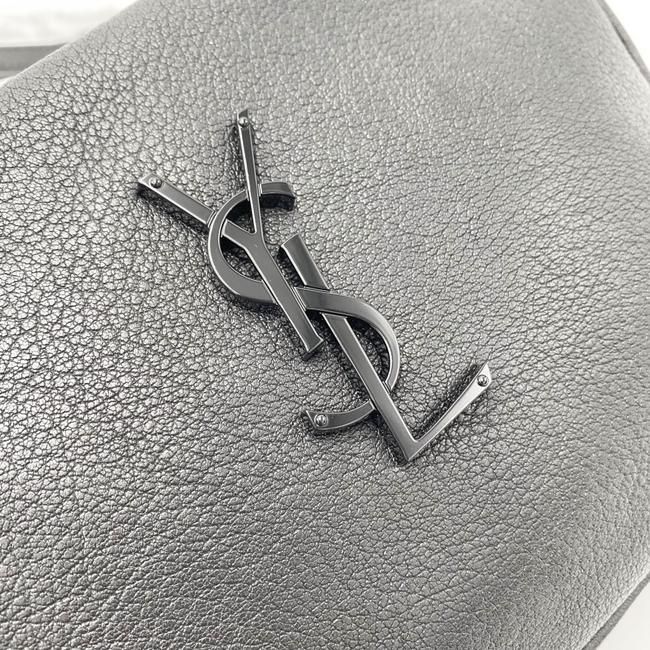 Saint Laurent Monogram Lou Camera Smooth Black Lambskin Leather Shoulder Bag - photo 8