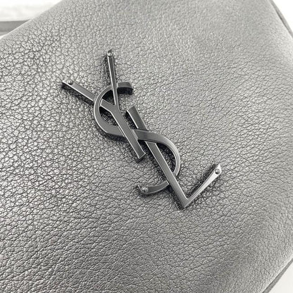 Saint Laurent Monogram Lou Camera Smooth Black Lambskin Leather Shoulder Bag - photo 8