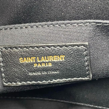 Saint Laurent Monogram Lou Women's Burgundy Camera Red Leather Cross Body Bag - image 11