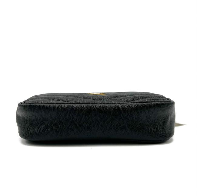 Saint Laurent Monogram Loulou Camera Lou Monogram Mini Black Leather Cross Body Bag - image 7