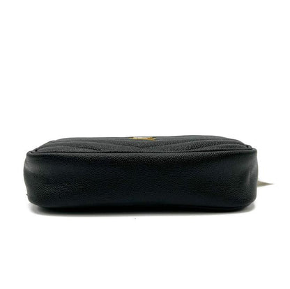 Saint Laurent Monogram Loulou Camera Lou Monogram Mini Black Leather Cross Body Bag - image 7
