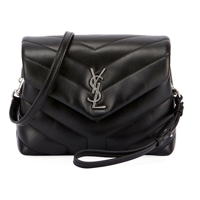 Saint Laurent Monogram Loulou Crossbody Calfskin Y Quilted Monogram Toy Black Leather Shoulder Bag - photo 1