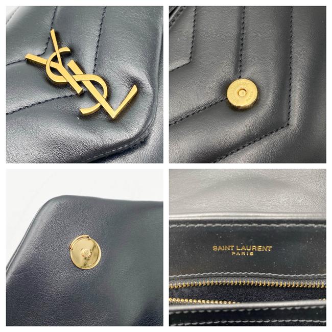 Saint Laurent Monogram Loulou Crossbody Calfskin Y Quilted Monogram Toy Black Leather Shoulder Bag - image 11