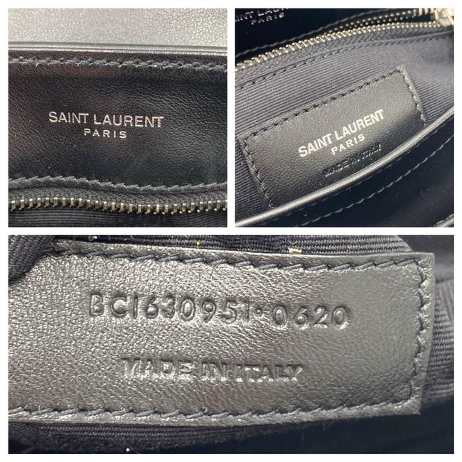Saint Laurent Monogram Loulou Crossbody Calfskin Y Quilted Monogram Toy Black Leather Shoulder Bag - photo 12