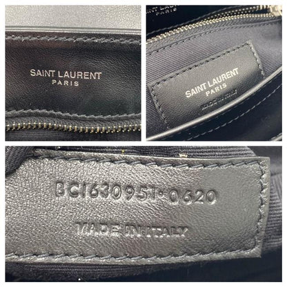 Saint Laurent Monogram Loulou Crossbody Calfskin Y Quilted Monogram Toy Black Leather Shoulder Bag - photo 12
