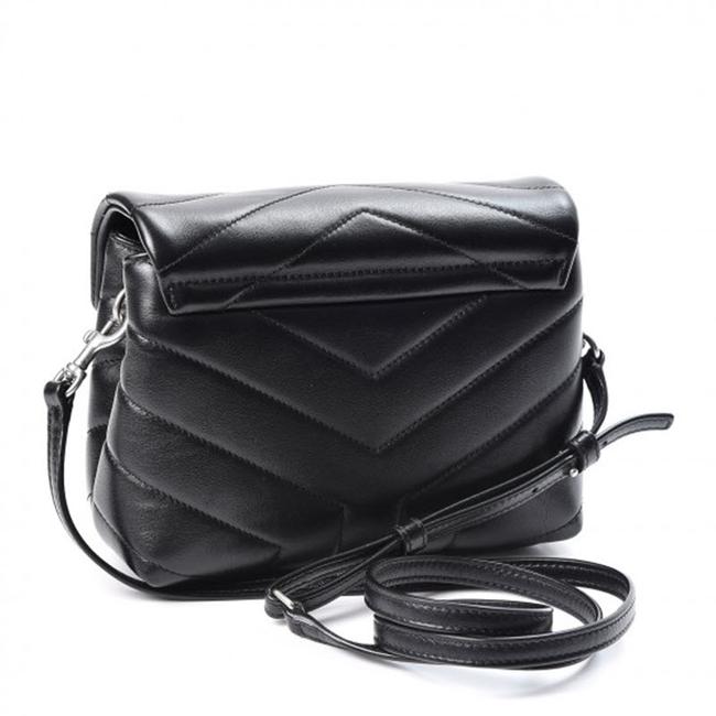 Saint Laurent Monogram Loulou Crossbody Calfskin Y Quilted Monogram Toy Black Leather Shoulder Bag - photo 3