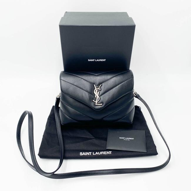 Saint Laurent Monogram Loulou Crossbody Calfskin Y Quilted Monogram Toy Black Leather Shoulder Bag - image 5