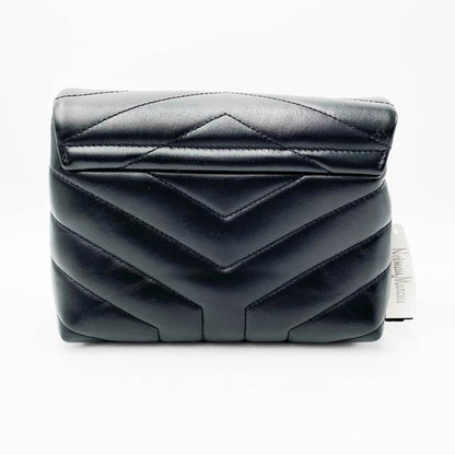 Saint Laurent Monogram Loulou Crossbody Calfskin Y Quilted Monogram Toy Black Leather Shoulder Bag - image 5