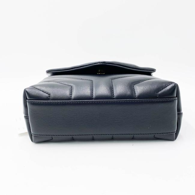 Saint Laurent Monogram Loulou Crossbody Calfskin Y Quilted Monogram Toy Black Leather Shoulder Bag - image 6