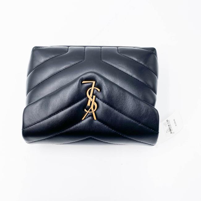 Saint Laurent Monogram Loulou Crossbody Calfskin Y Quilted Monogram Toy Black Leather Shoulder Bag - image 7