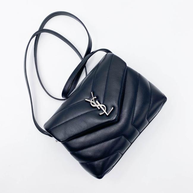 Saint Laurent Monogram Loulou Crossbody Calfskin Y Quilted Monogram Toy Black Leather Shoulder Bag - image 9