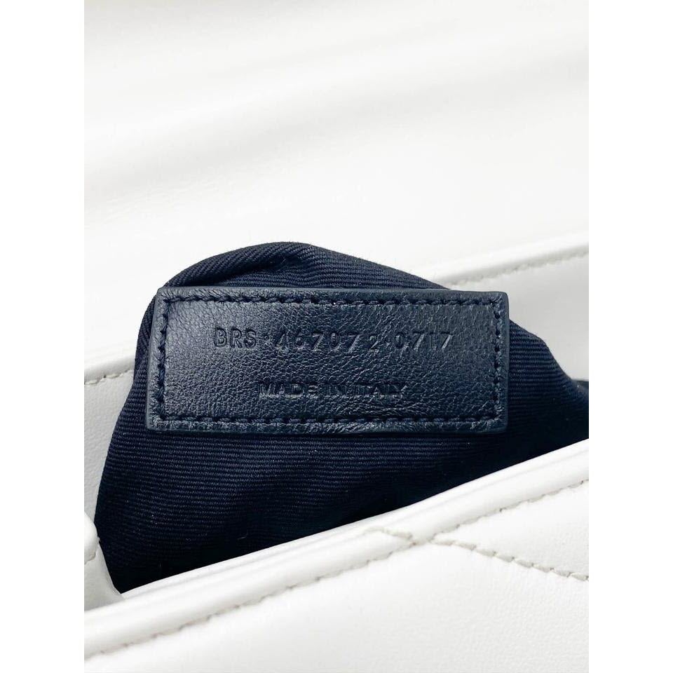 Saint Laurent Monogram Loulou Crossbody Calfskin Y Quilted Monogram Toy White Leather Shoulder Bag - photo 12
