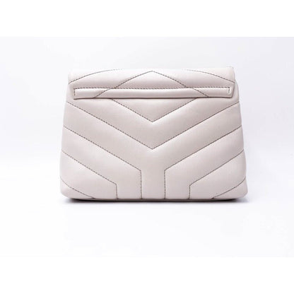 Saint Laurent Monogram Loulou Crossbody Calfskin Y Quilted Monogram Toy White Leather Shoulder Bag - image 5
