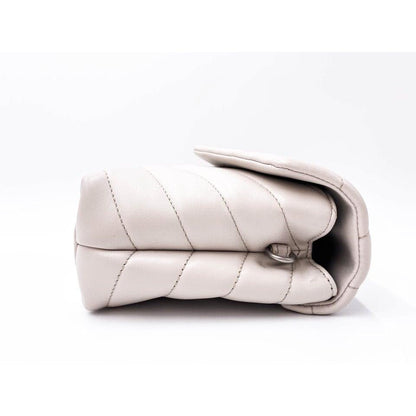 Saint Laurent Monogram Loulou Crossbody Calfskin Y Quilted Monogram Toy White Leather Shoulder Bag - photo 7
