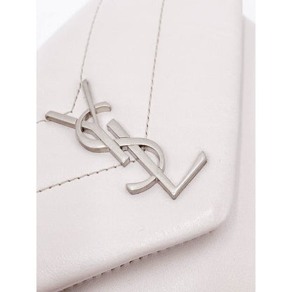Saint Laurent Monogram Loulou Crossbody Calfskin Y Quilted Monogram Toy White Leather Shoulder Bag - image 9