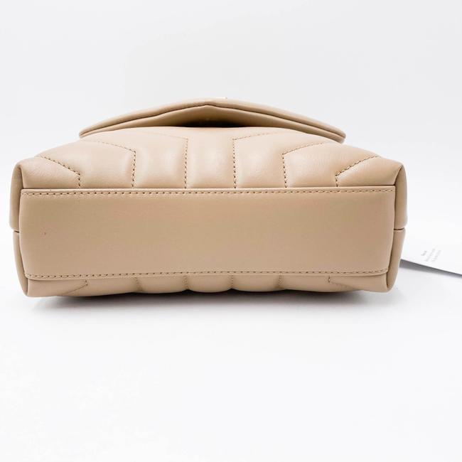 Saint Laurent Monogram Loulou Crossbody Mini Matelasse Beige Leather Shoulder Bag - image 7